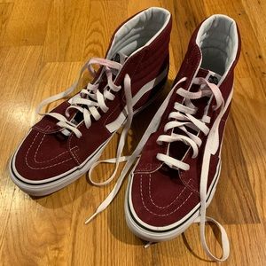 Vans SK8-HI Burgundy/True White